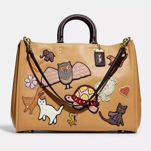 Coach Rogue Bag 39 With Creature Patches